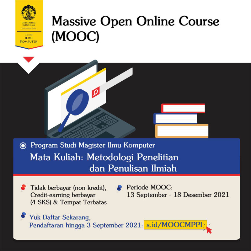 Mata Kuliah MOOC Fasilkom UI – Fakultas Ilmu Komputer Universitas Indonesia